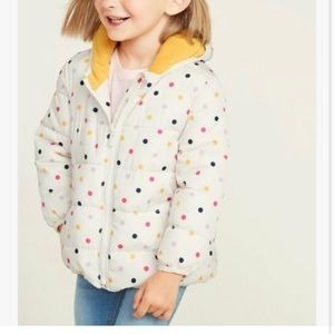 Old navy down winter coat puff fleece lining